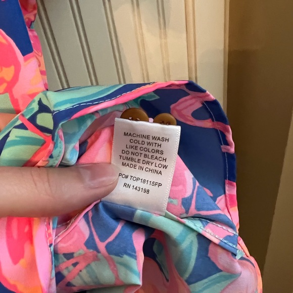 Chubbies - Men’s 1/2 Button Down Shirt - Pattern: the Mingo Ate Ya Baby - Small - Picture 10 of 12